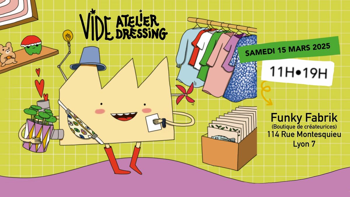 Vide atelier-dressing \u00e0 la Funky Fabrik  \u2728 \ud83c\udf08