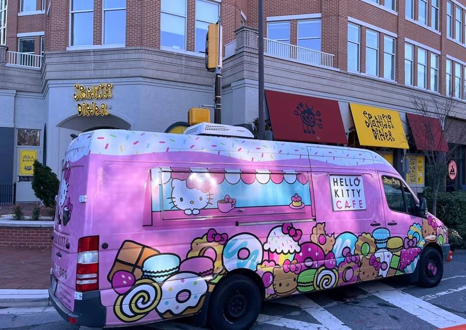 Hello Kitty Cafe Truck East - Bethesda Appearance