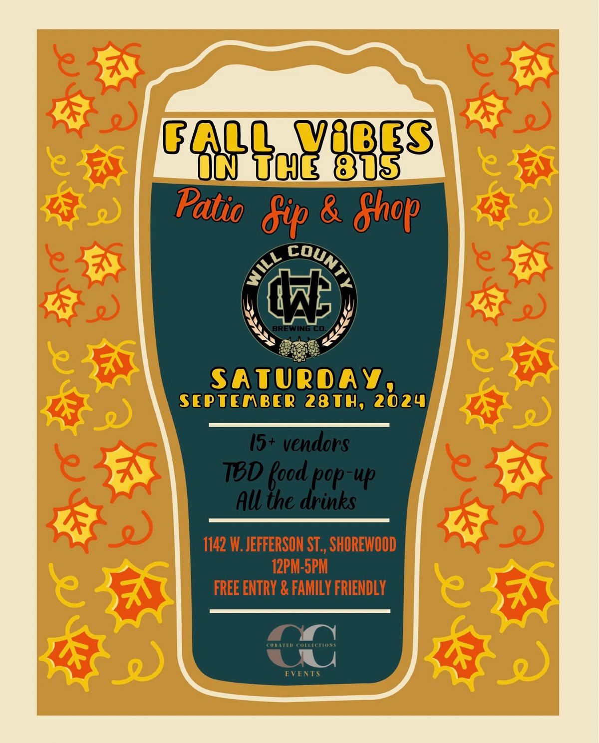 Fall Vibes In The 815 \ud83c\udf41 Patio Sip & Shop @ Will County Brewing