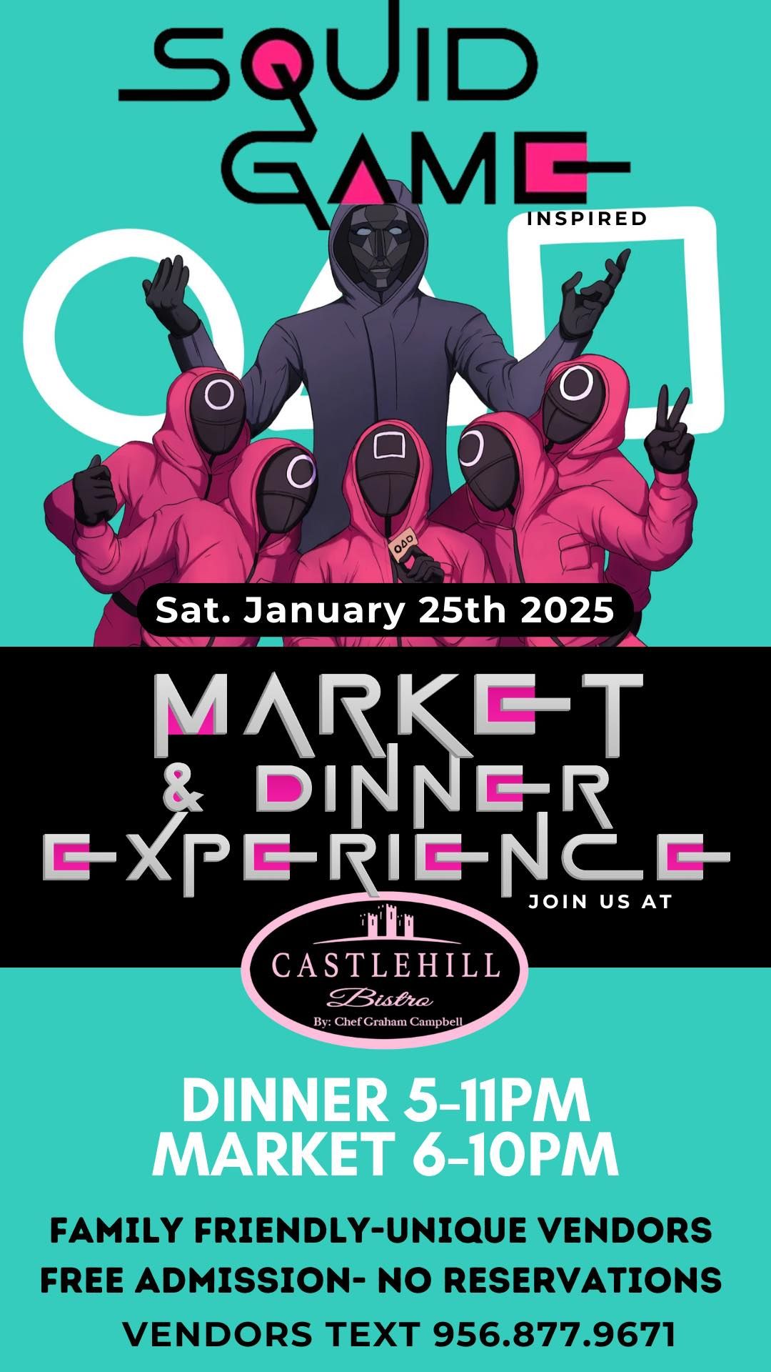 Squid Game Market & Dinner Experience 