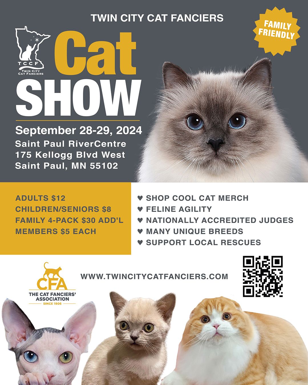 Twin Cities Cat Fanciers - Cat Show