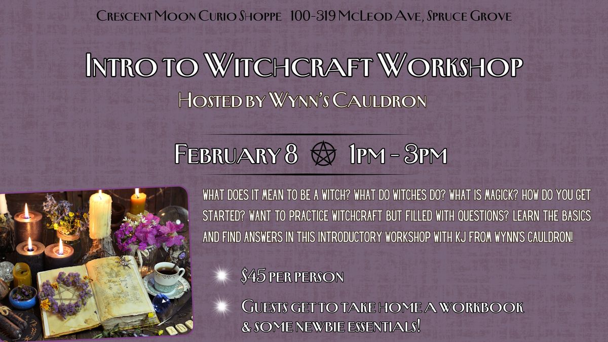 Into Into Witchcraft Workshop