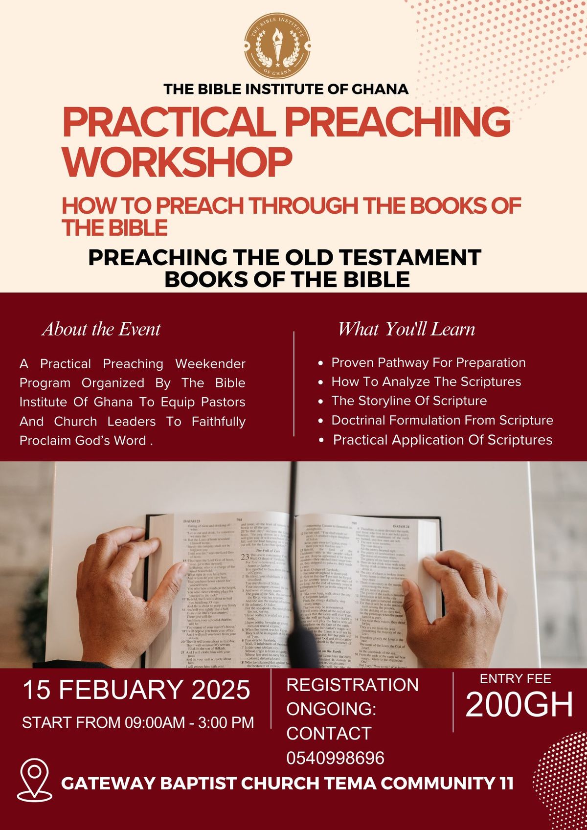 Improve Your Preaching Ministry Workshop