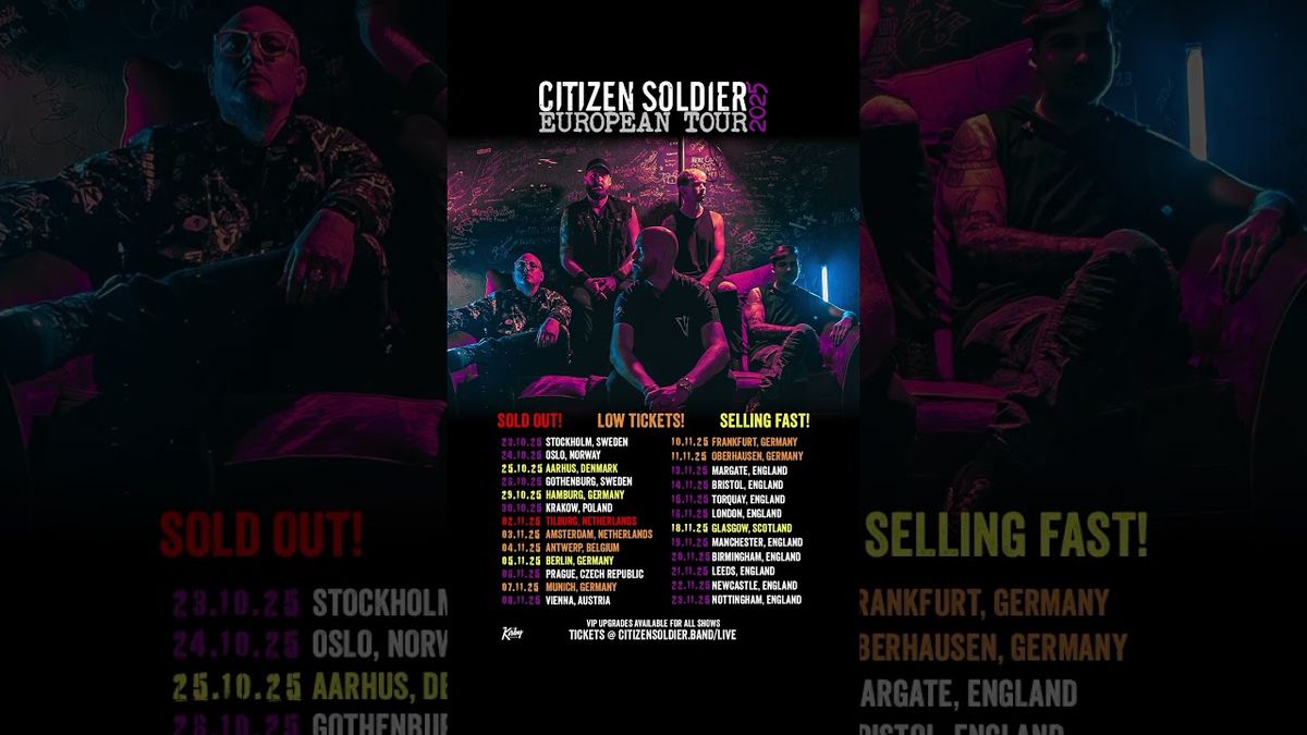 Citizen Soldier Bristol Tickets