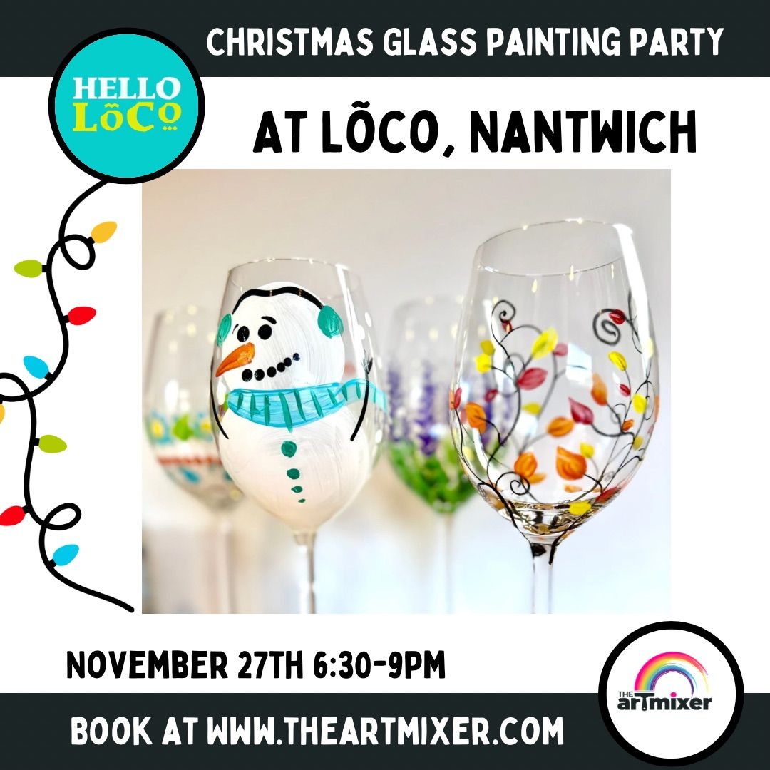 Christmas Glass Painting Party