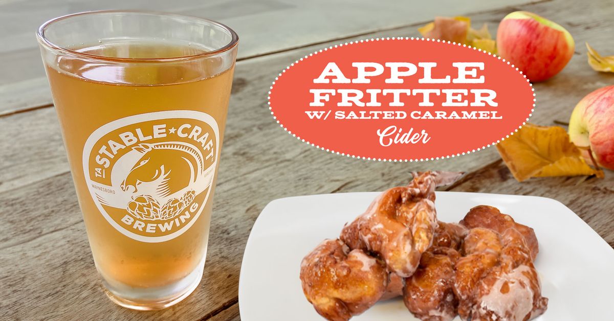 Friday Love: Apple Fritter w\/ Salted Caramel Cider