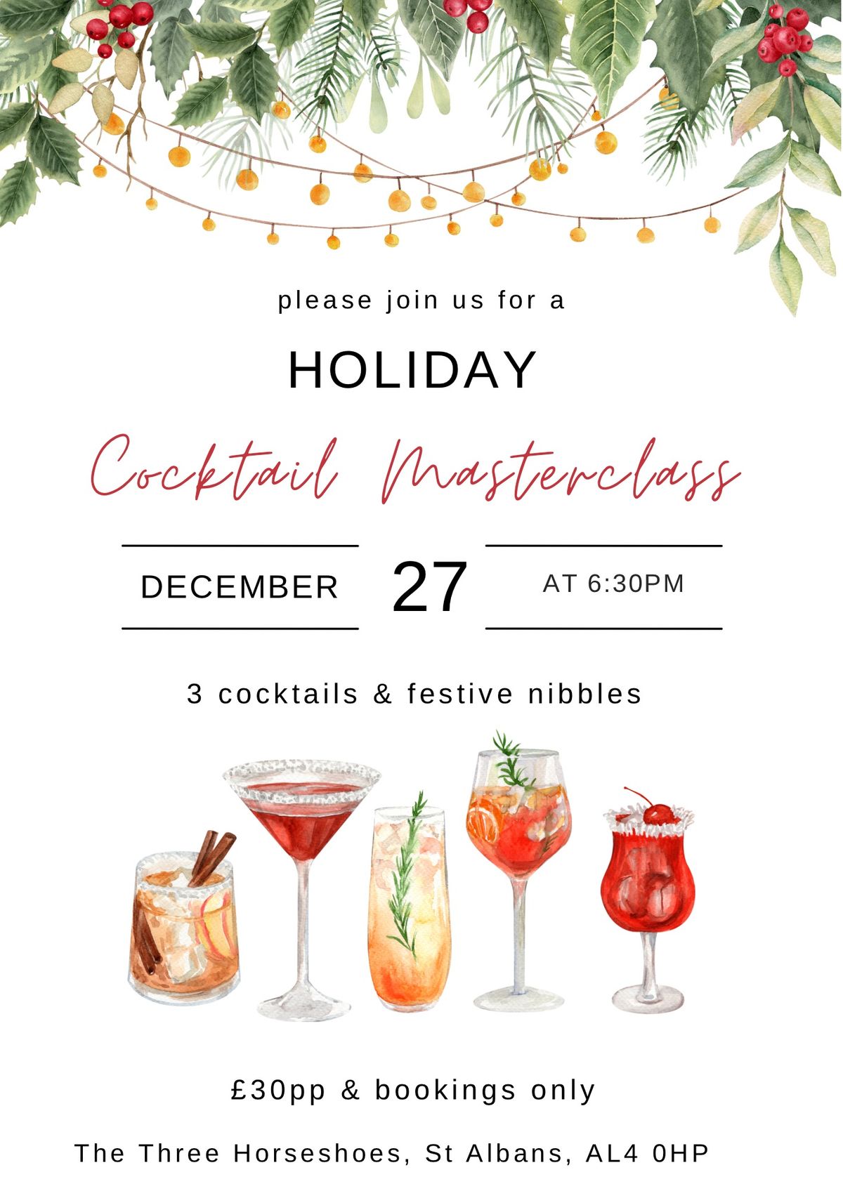 Cocktail masterclass