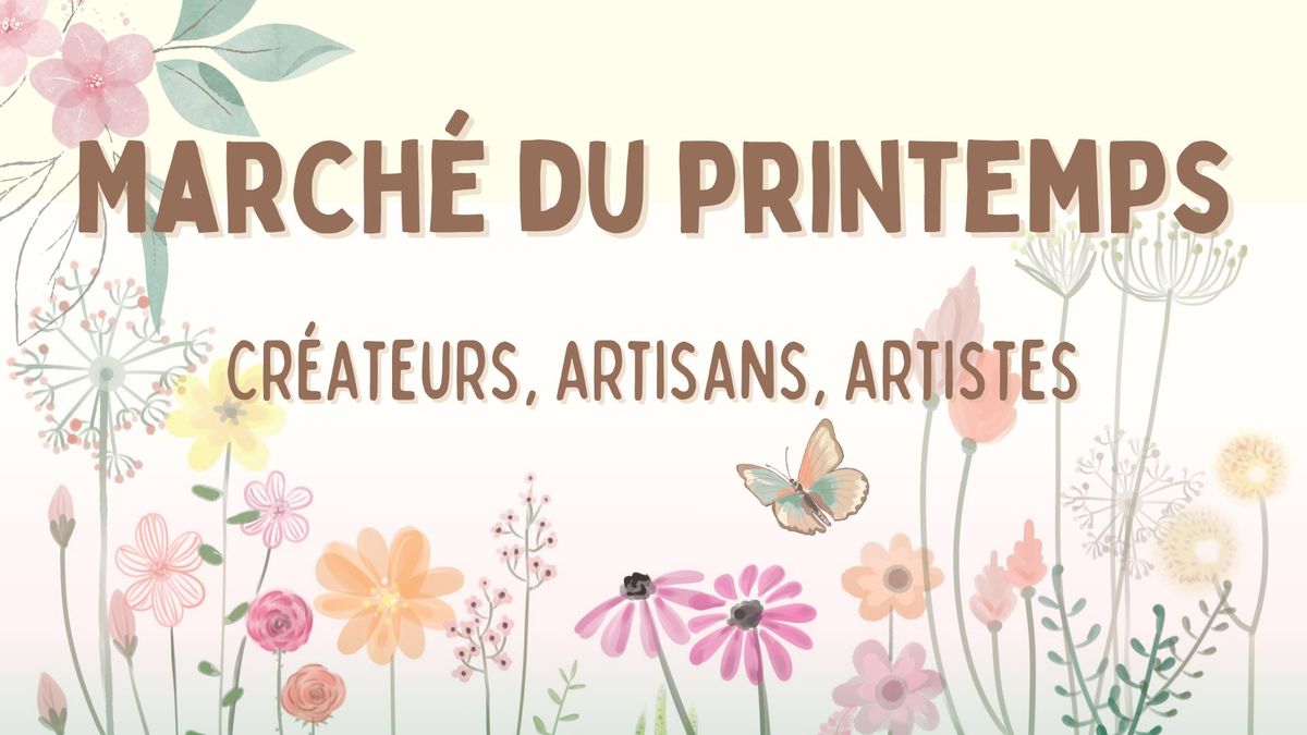 March\u00e9 artisanal de printemps