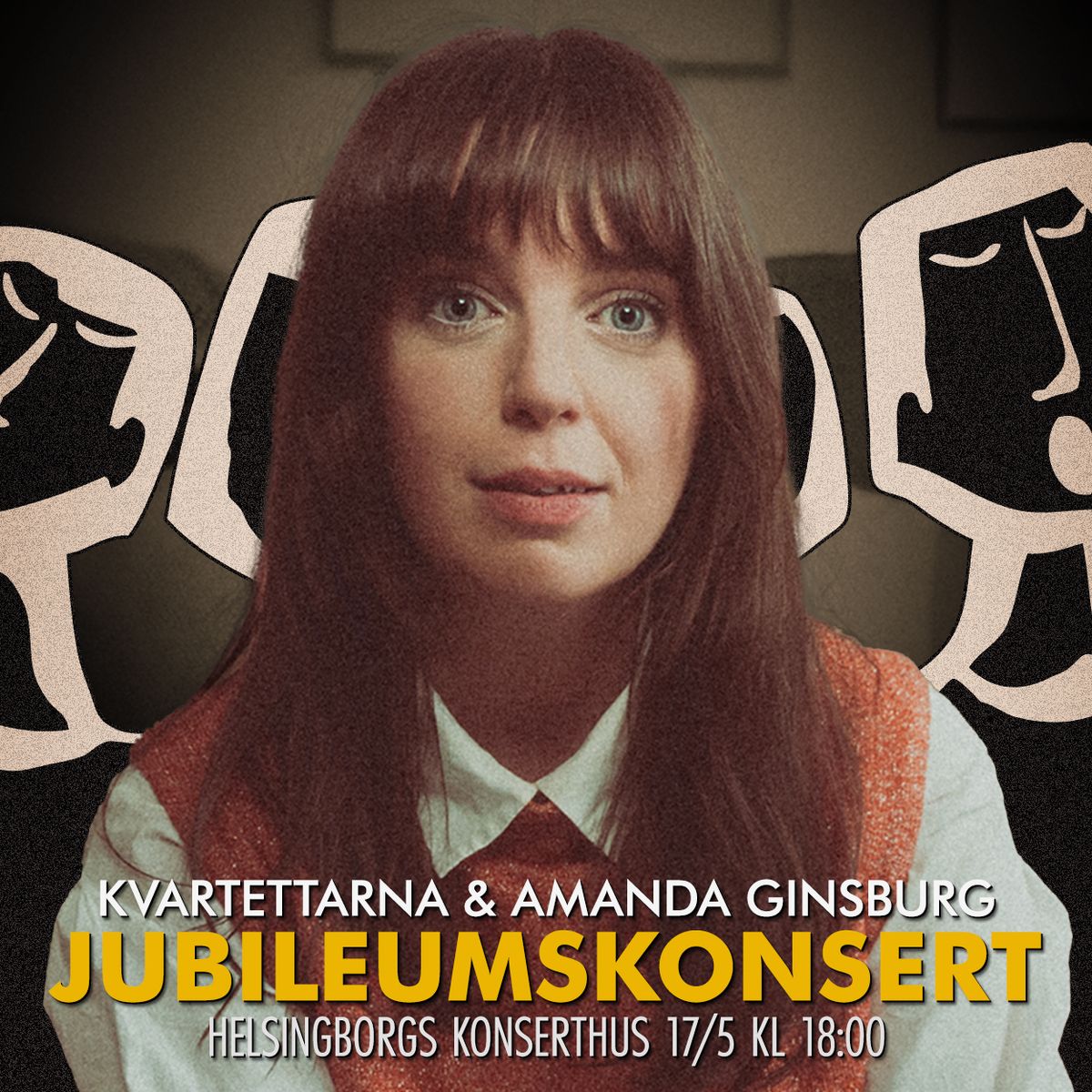 Kvartettarnas Jubileumskonsert 2025 med g\u00e4startist Amanda Ginsburg