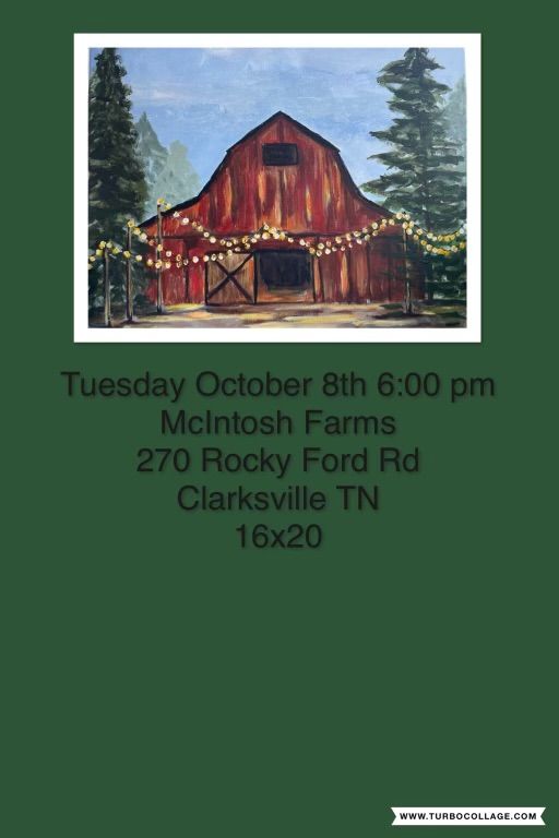 Meet Me at the Barn - paint class