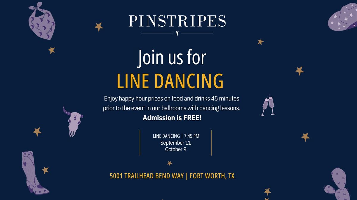 Free Line Dancing Class - DanceMakers at Pinstripes Fort Worth