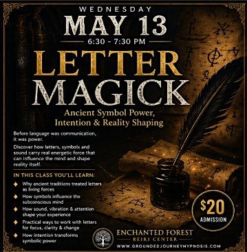Letter Magick Ancient Symbol Power, Intention & Reality Shaping with Matt C