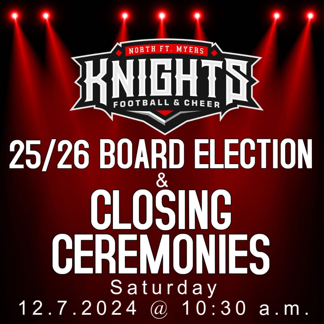 25\/26 Board Election & Closing Ceremonies 