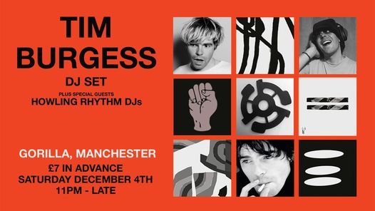 Tim Burgess DJ Set (The Charlatans Official After Show Party)