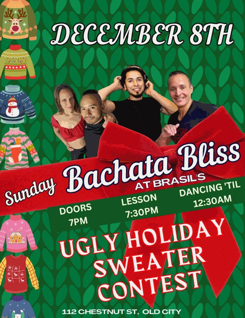 Bachata Bliss at Brasils: Ugly Holiday Sweater Party 