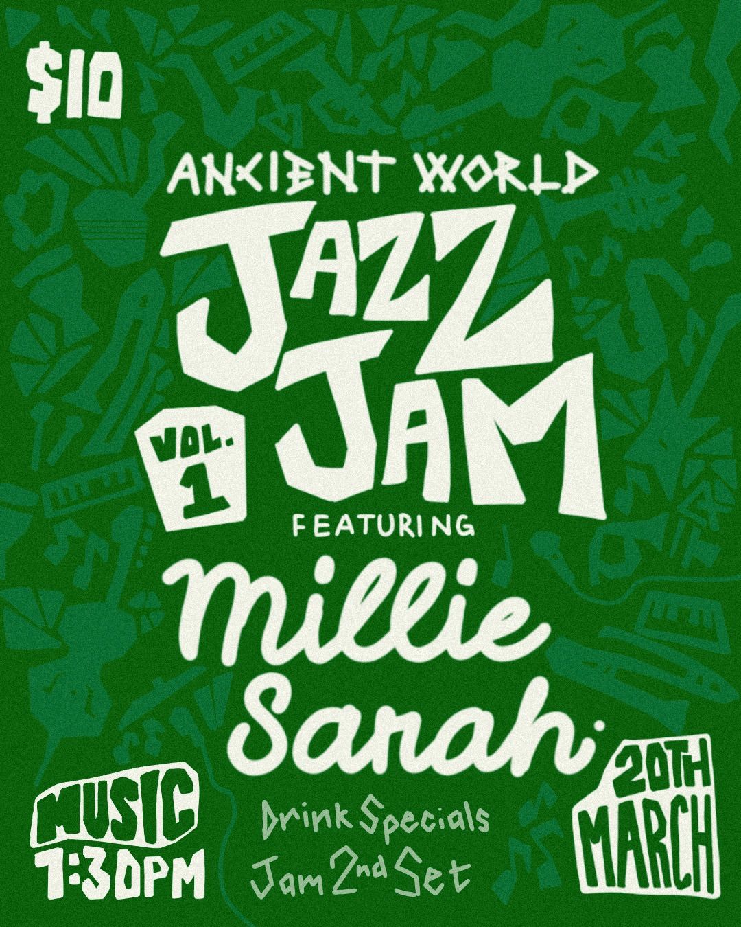 ANCIENT WORLD JAZZ JAM VOL. 1 featuring MILLIE SARAH