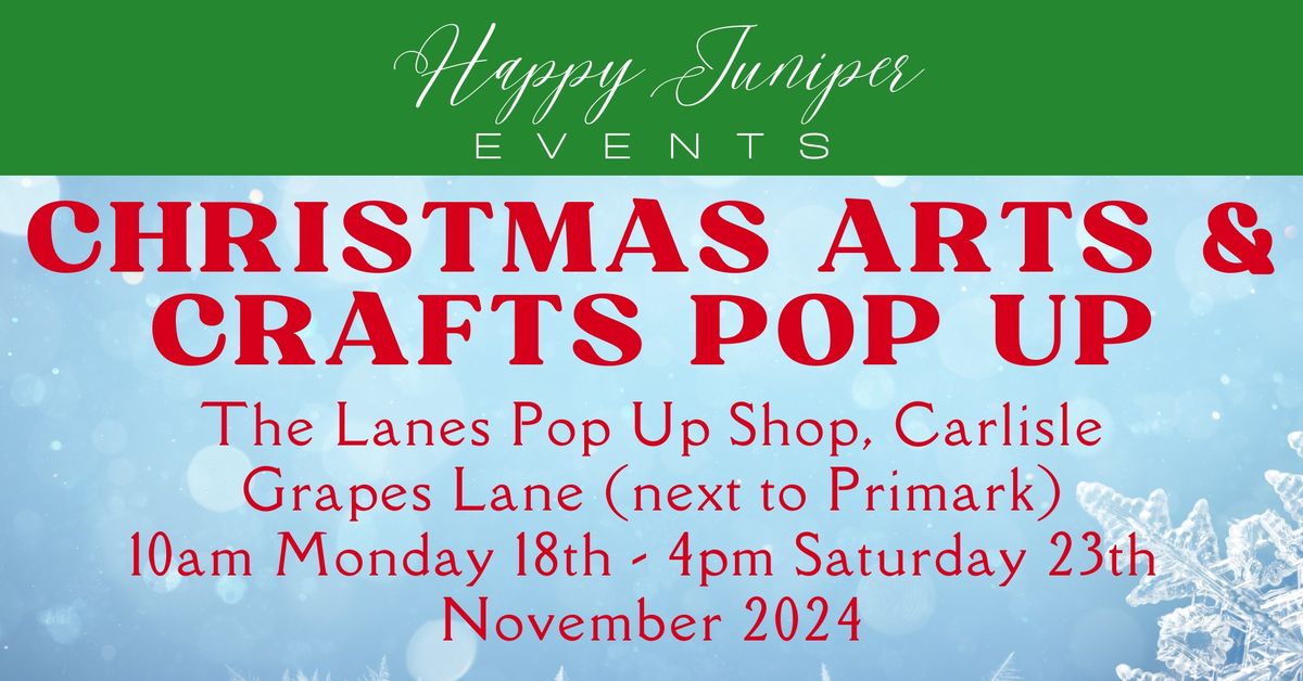 Christmas Arts and Crafts Pop Up Shop