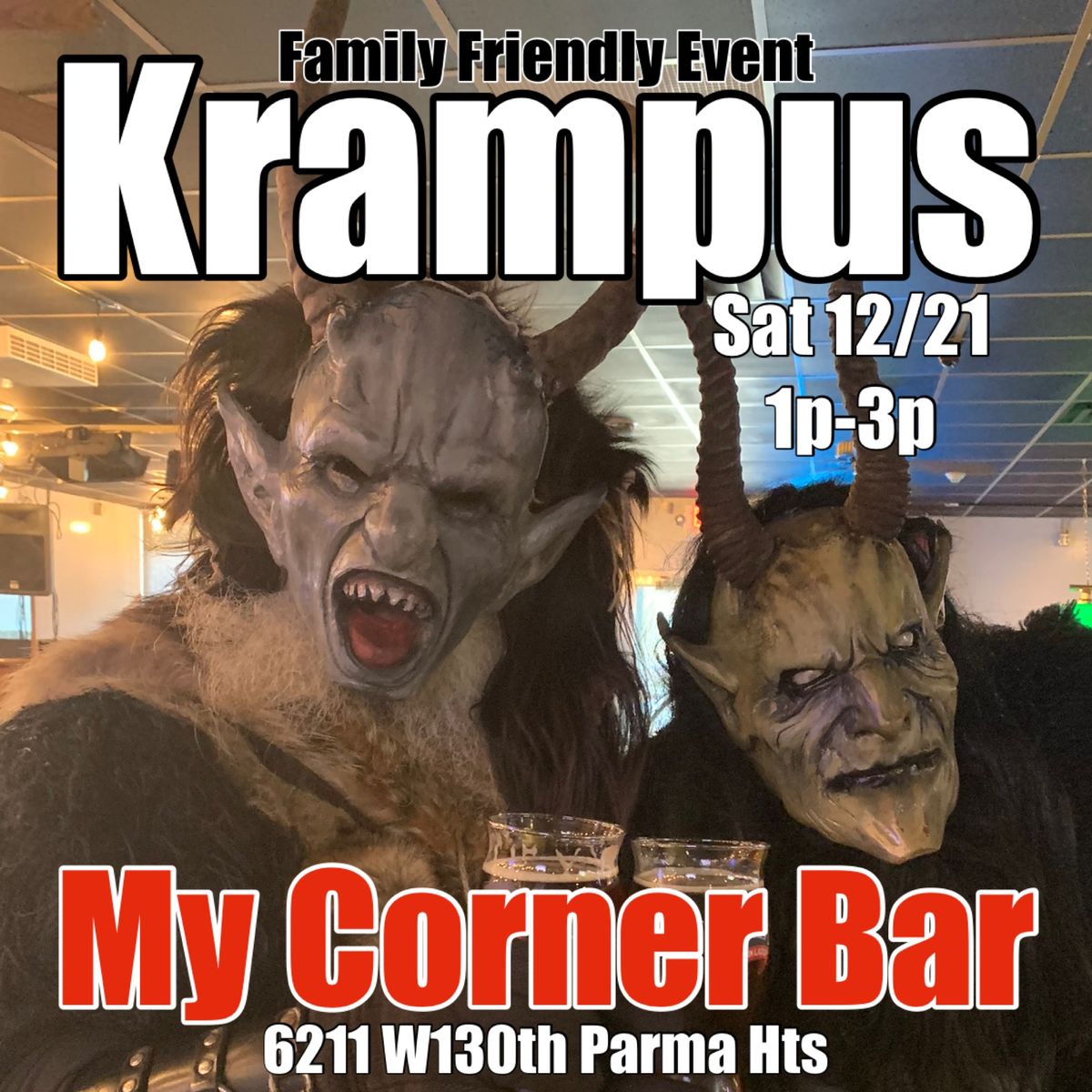 Krampus of Cleveland My Corner Bar 6211 W130th Parma Hts 