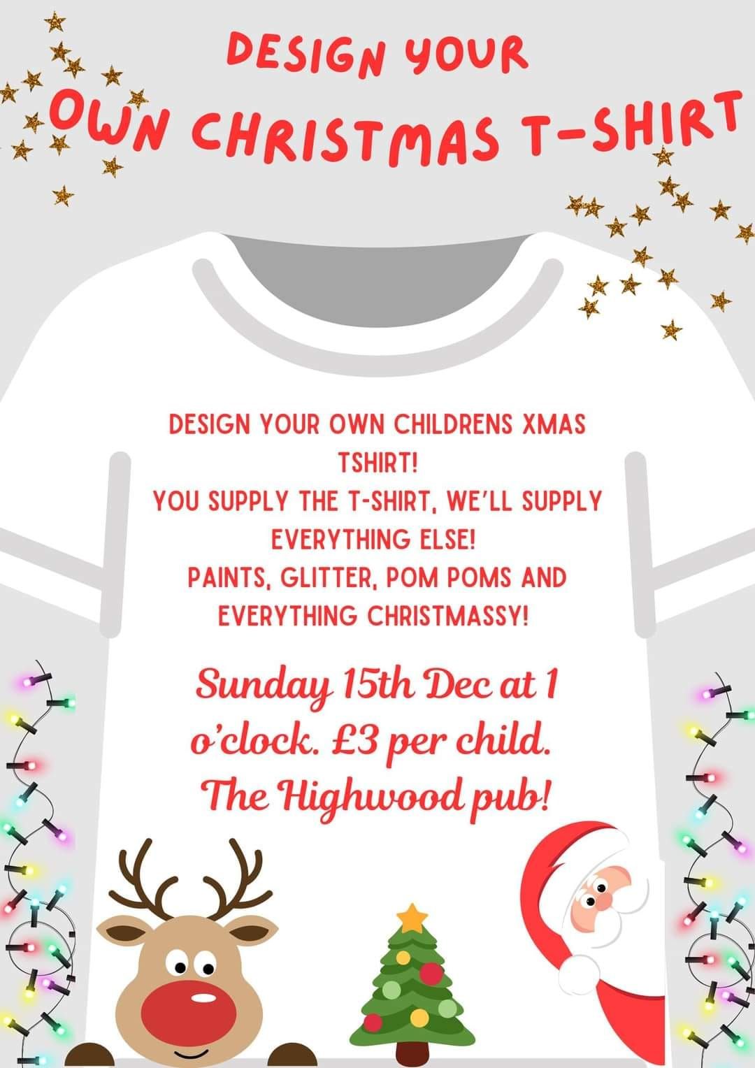 Design your own Christmas t-shirt 