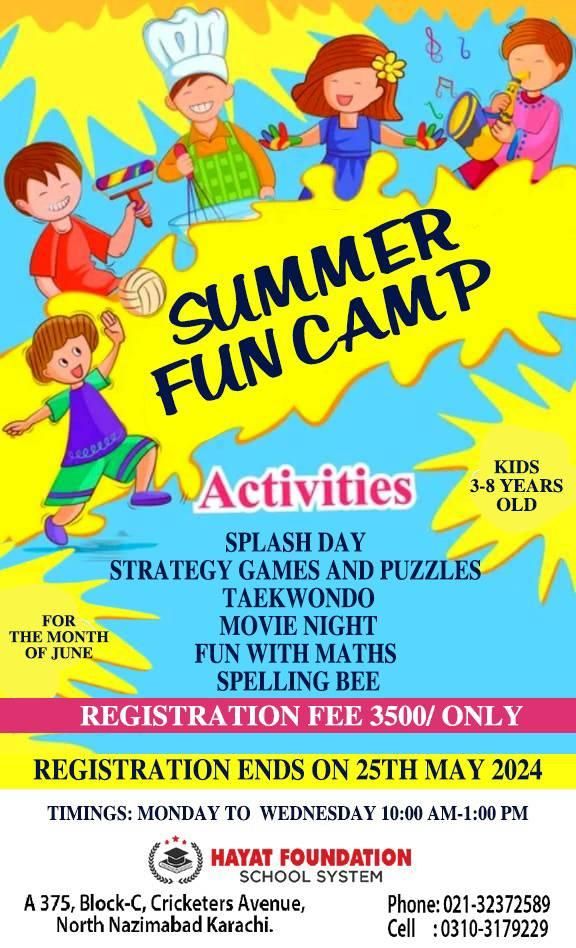 Summer fun camp 