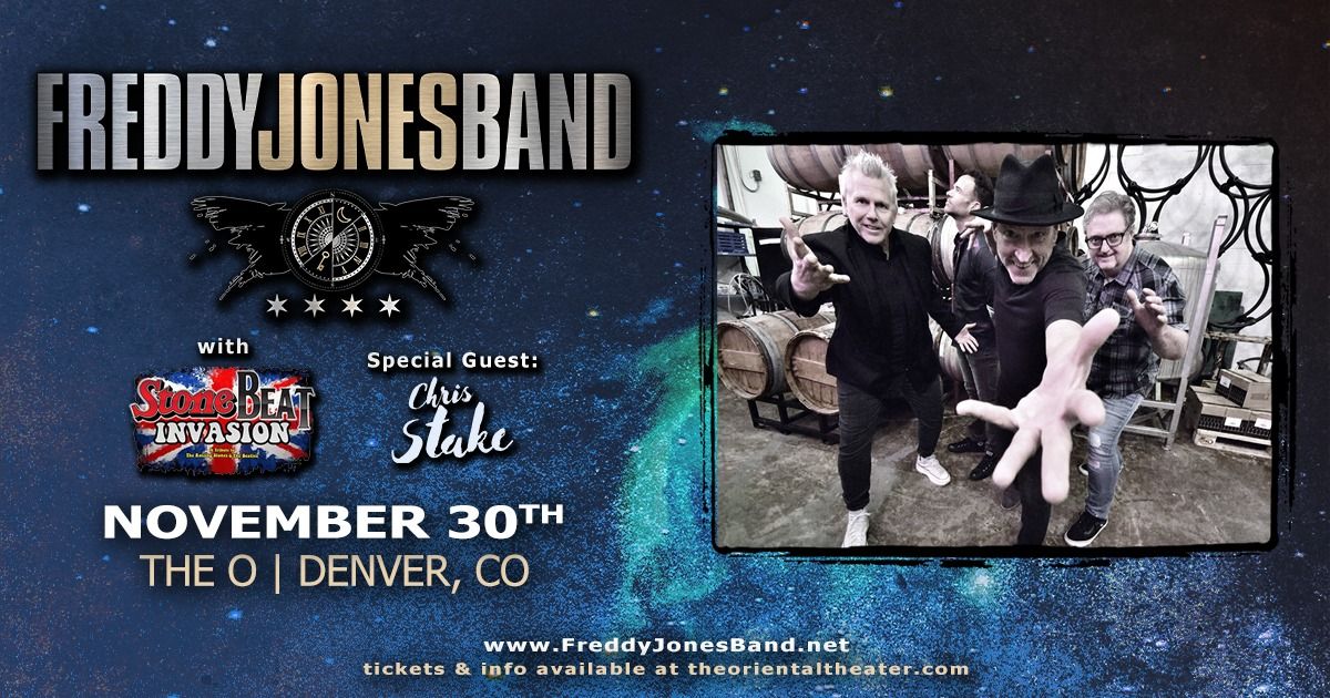 Freddy Jones Band with very special guests: Stone Beat Invasion