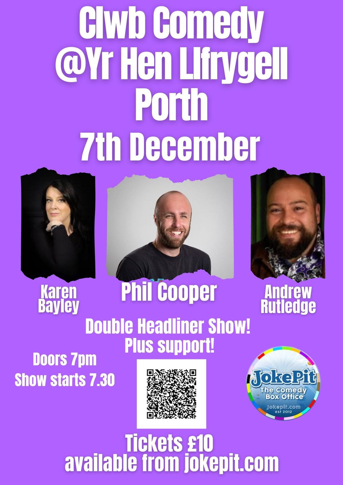 Clwb Comedy @ The Old Library Porth - December