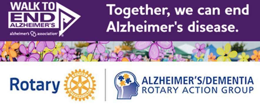 Area 5 Rotarians Walk to End Alzheimer's