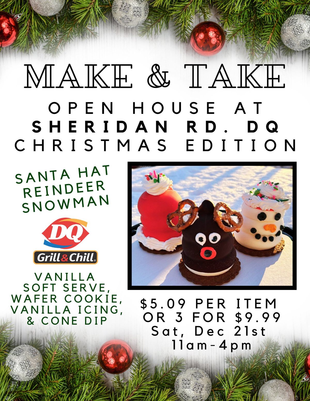 Make & Take at Sheridan RD. DQ! 