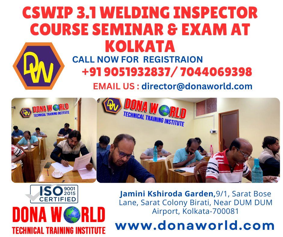 CSWIP 3.1 Welding Inspector Seminar and Exam
