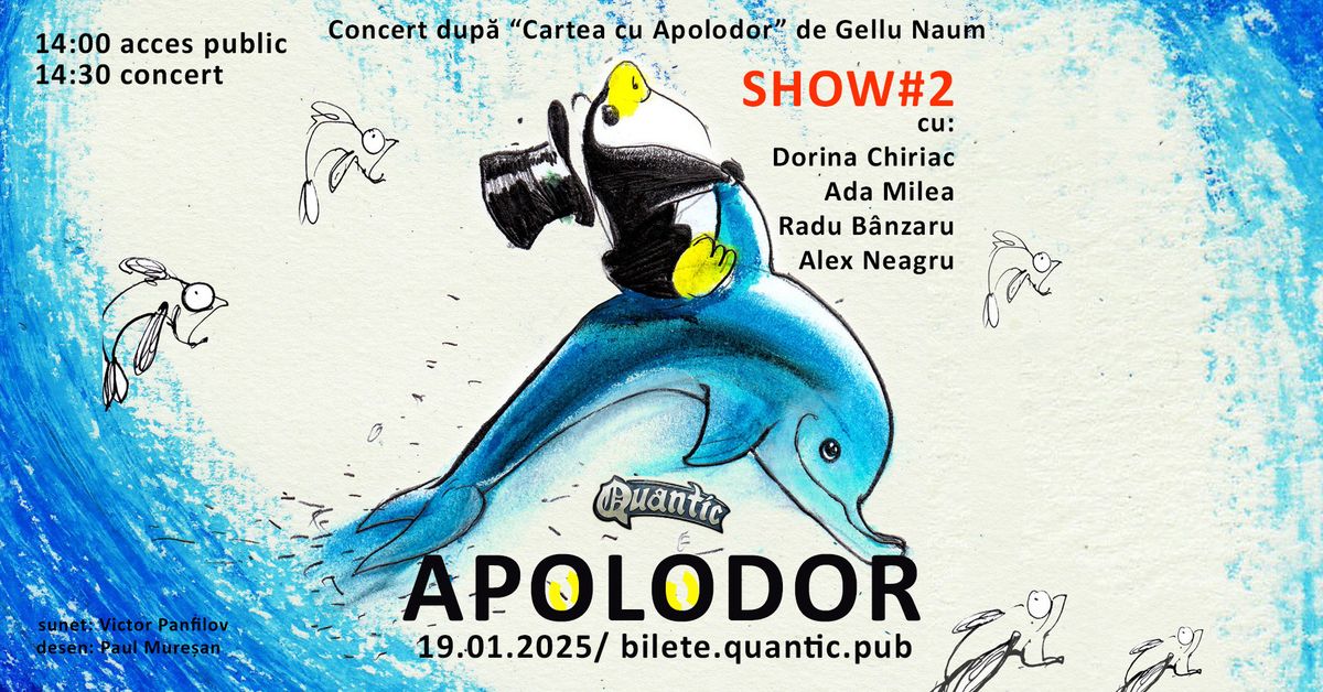 APOLODOR - ORA 14:00 \/  Ada Milea,  Dorina Chiriac, Radu B\u00e2nzaru \u0219i Alex Neagu