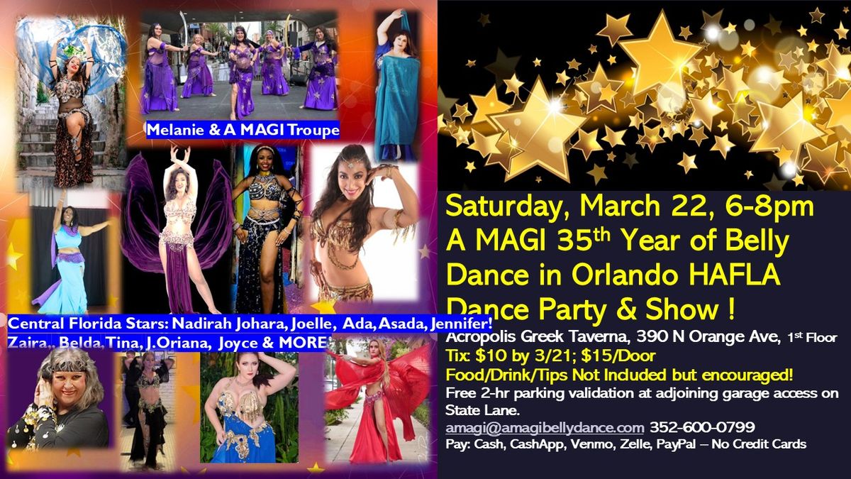 Belly Dance Anniversary 35 Years in Orlando A MAGI Belly Dance