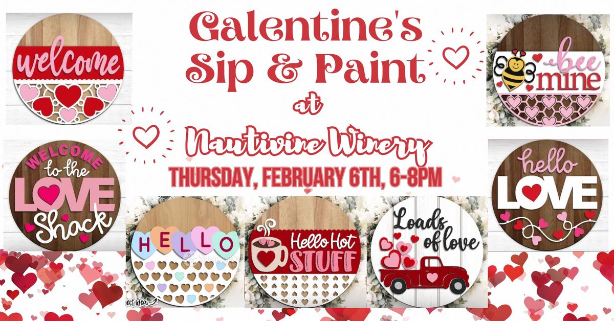 Nauti Vine Winery Valentine's Sip & Paint