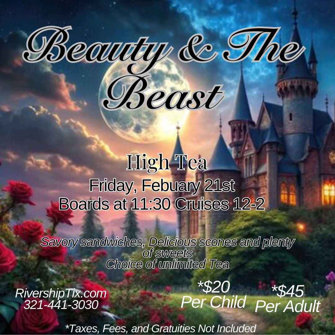 Beauty and the Beast Themed High Tea Aboard the Barbara Lee