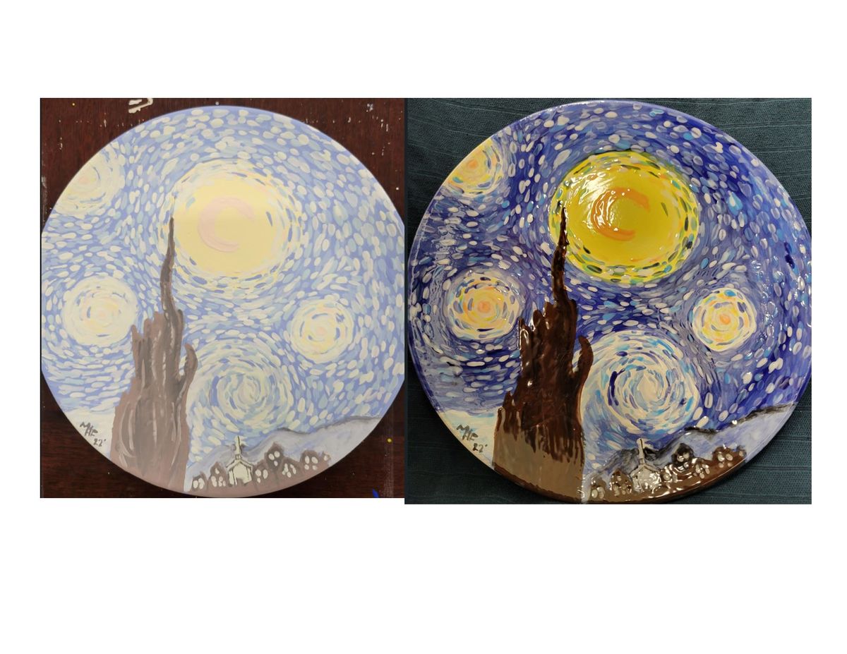 Ceramic ART- Starry Night