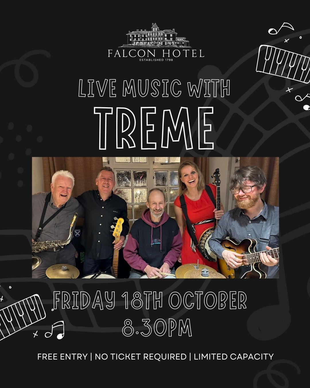 Live Music With Treme @ The Falcon Hotel