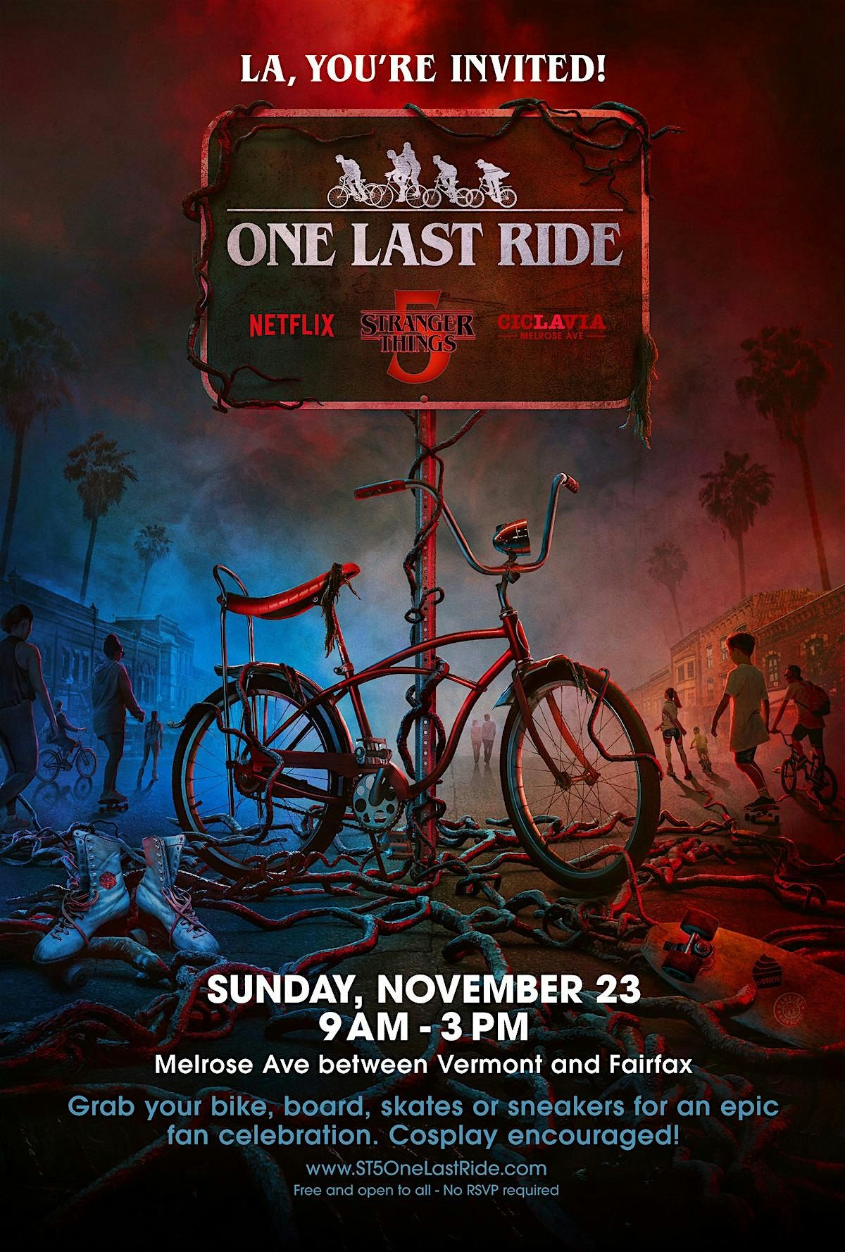 Stranger Things - One Last Ride (Melrose Ave.)