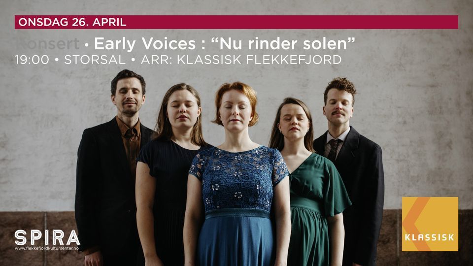 Early Voices - \u201cSom den gyldne sol\u201d \/\/ Klassisk Flekkefjord