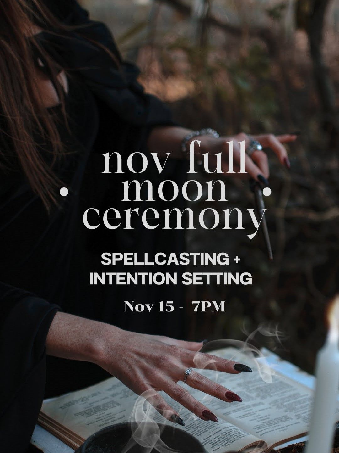 November Full Moon Ceremony | Spellcasting & Intention Setting