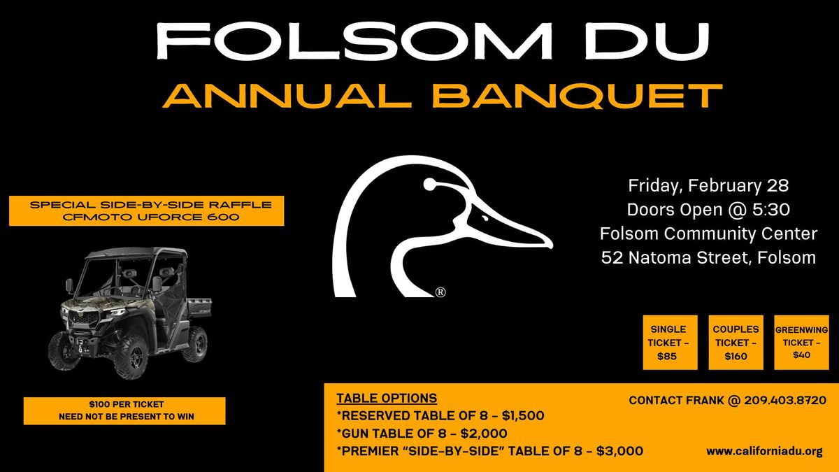 Folsom DU Annual Banquet