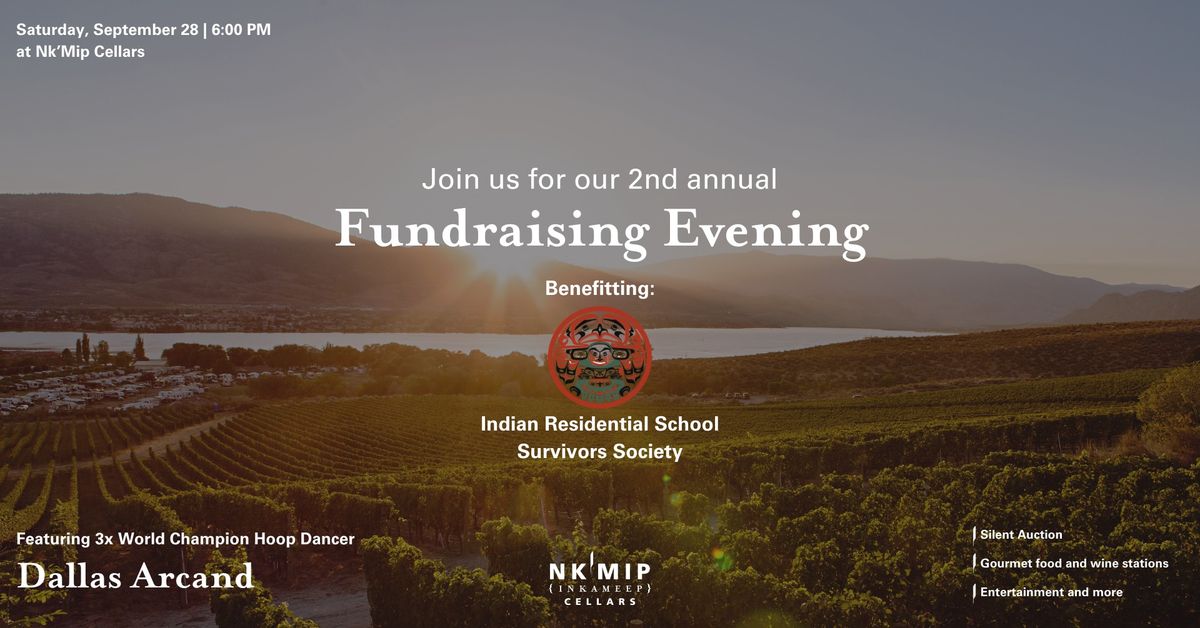 Second Annual Fundraising Evening for the Indian Residential School Survivors Society