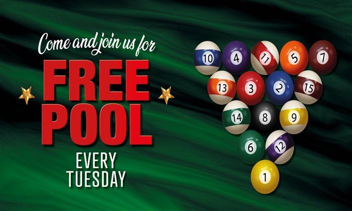 Free Pool Tuesday @ Legends