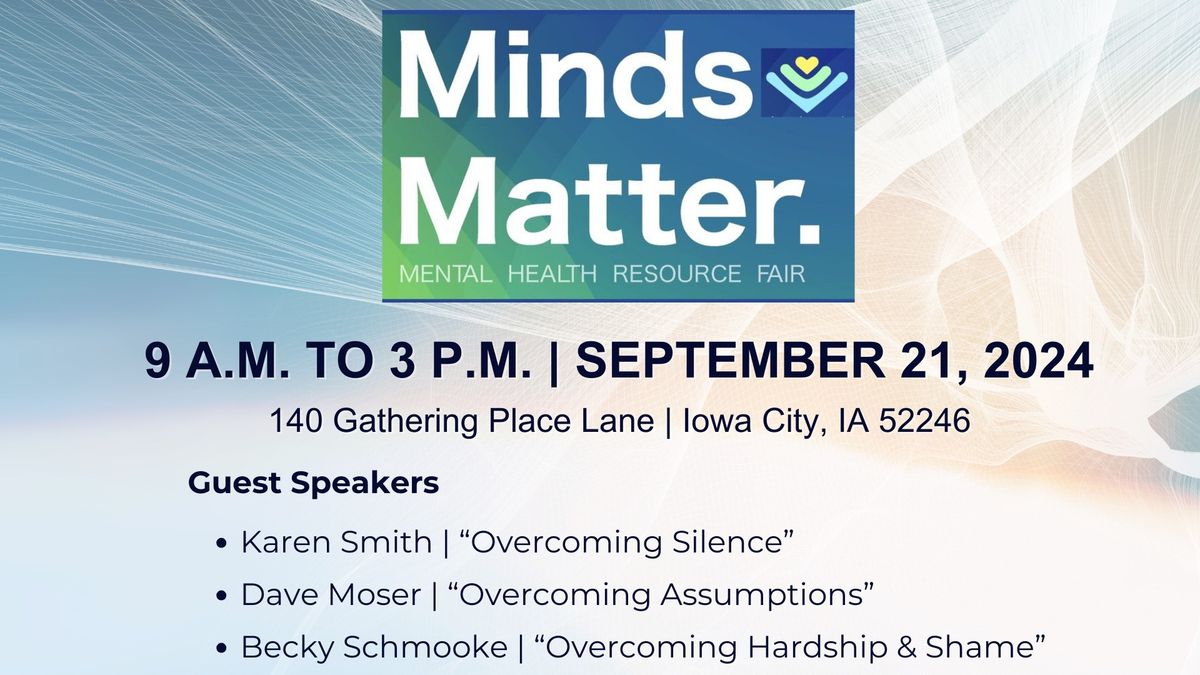 Minds Matter: Mental Health Resource Fair and Craft Sale