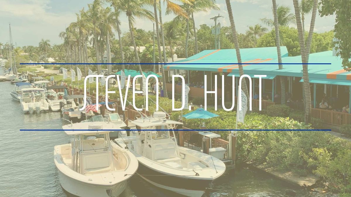 Live Music: Steven D. Hunt