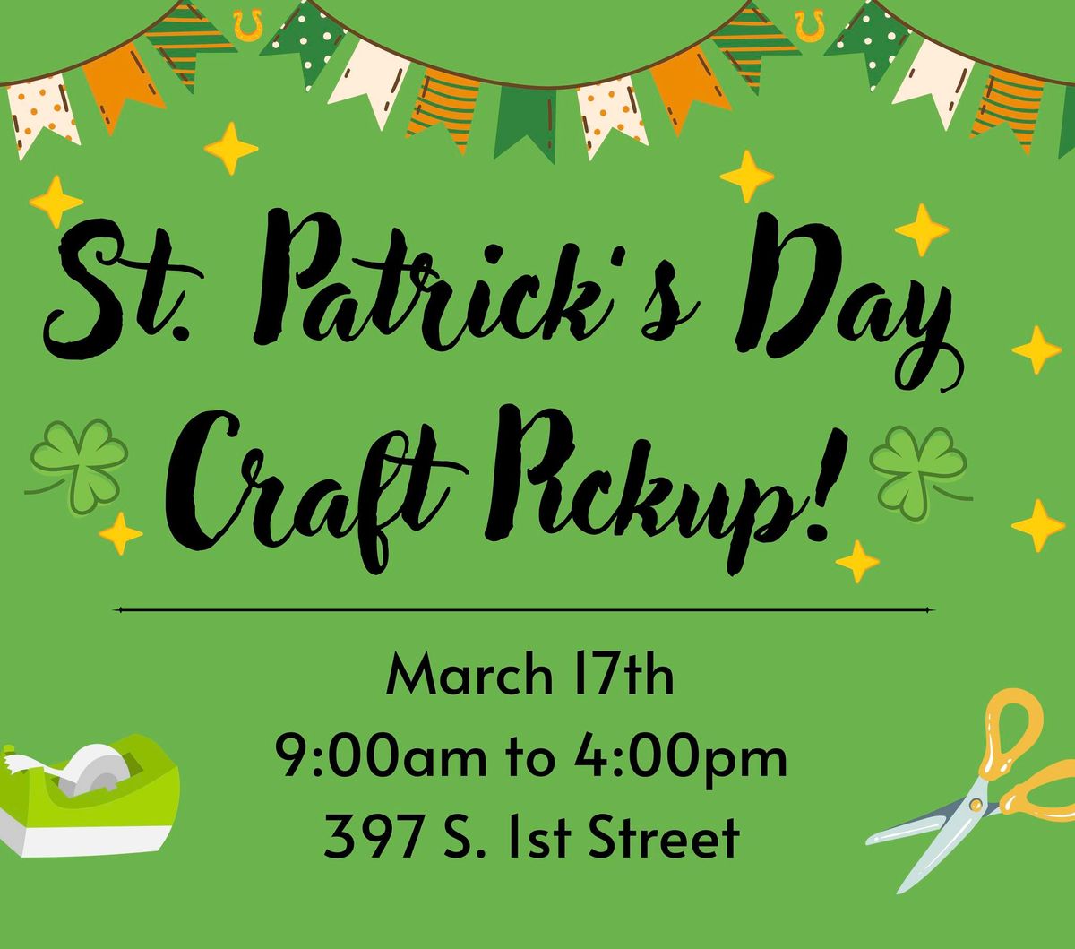 St. Patrick\u2019s Day Craft Pickup