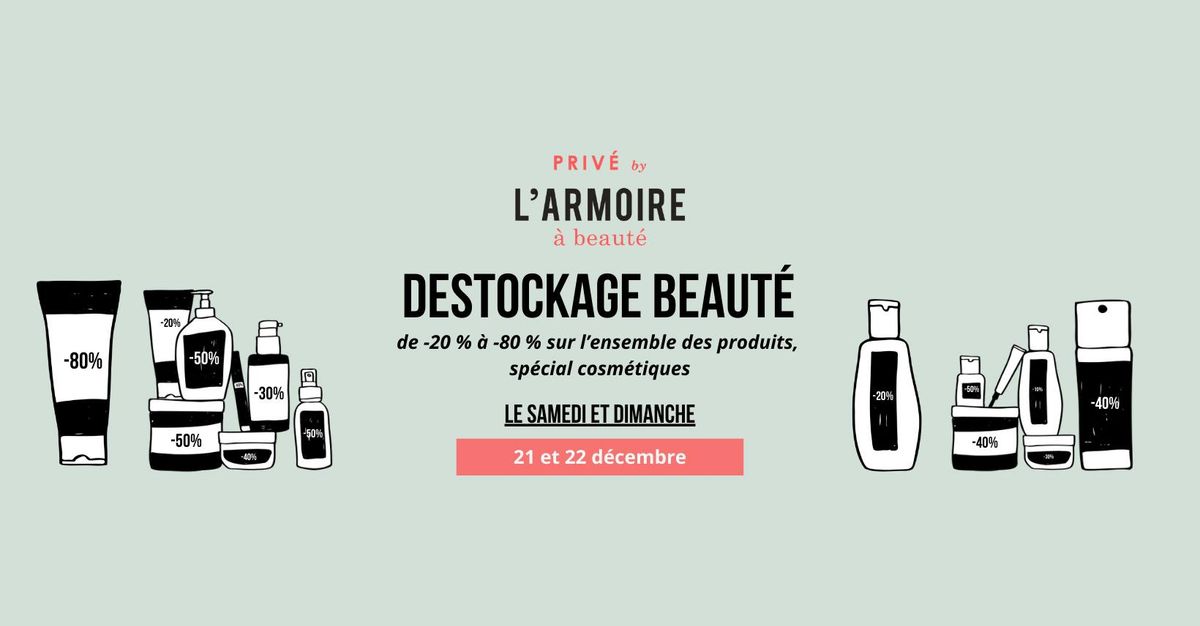 BRADERIE "PRIV\u00c9 BY L'ARMOIRE \u00c0 BEAUT\u00c9"