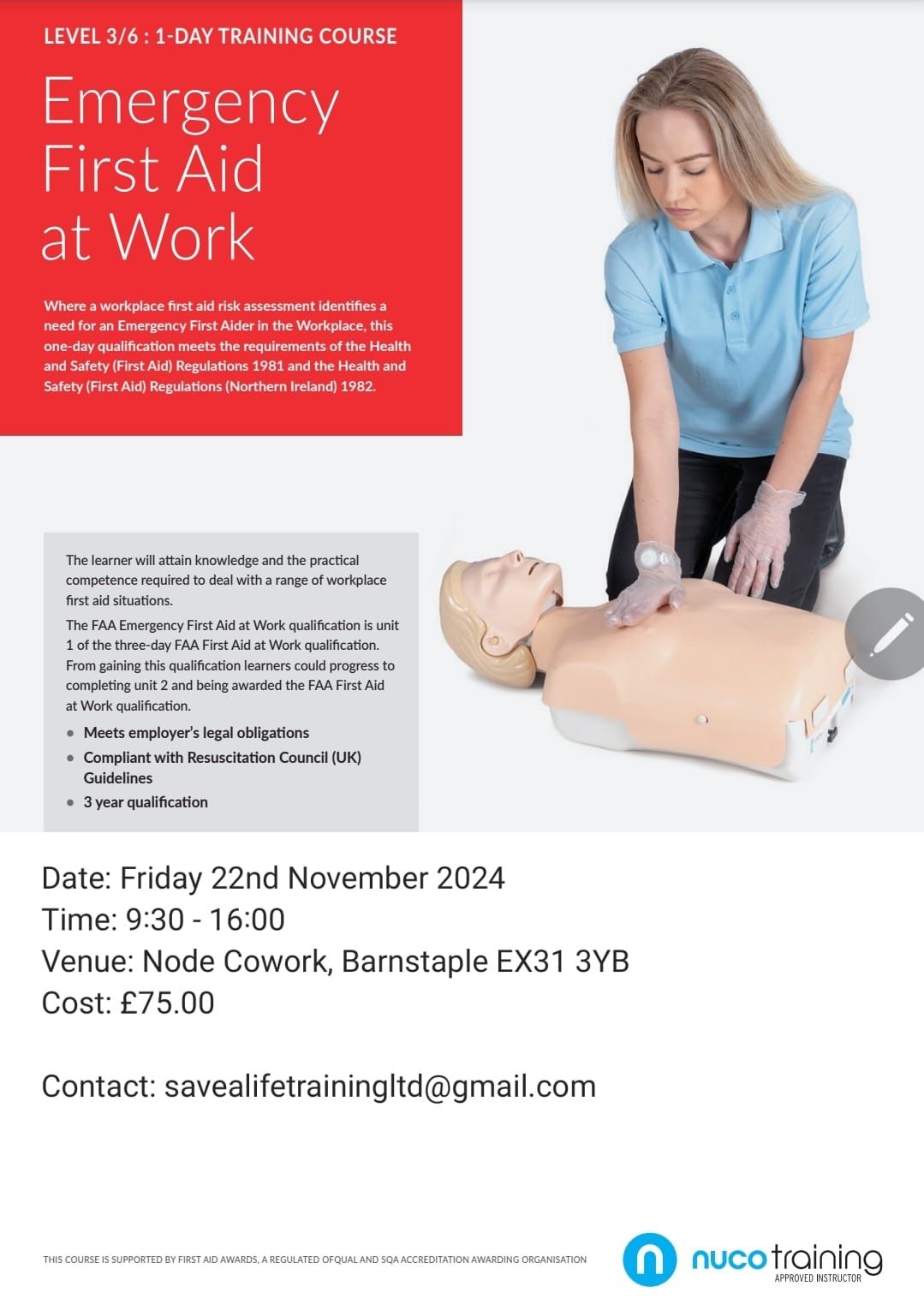 Emergency First Aid Course