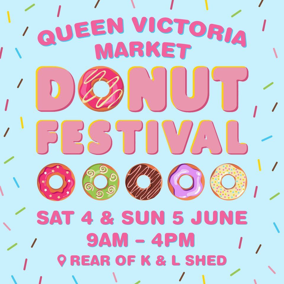 Donut Festival 2022, Queen Victoria Market, Melbourne, 4 June 2022