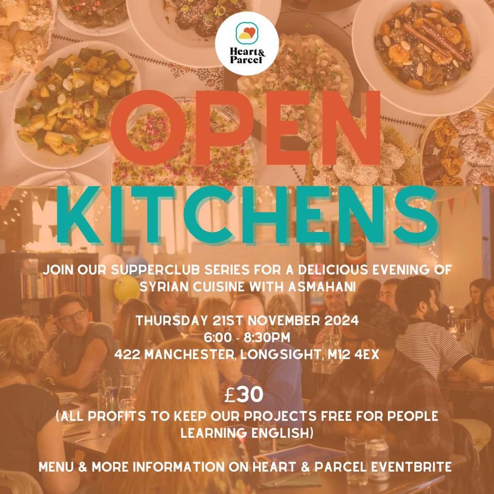 OPEN KITCHENS | SYRIAN SUPPERCLUB | 21ST NOVEMBER