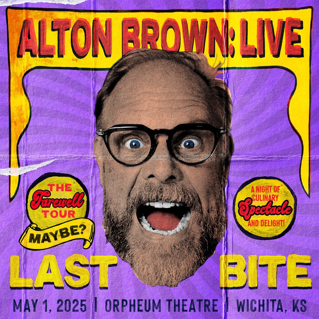 Alton Brown at Orpheum Theatre - Wichita