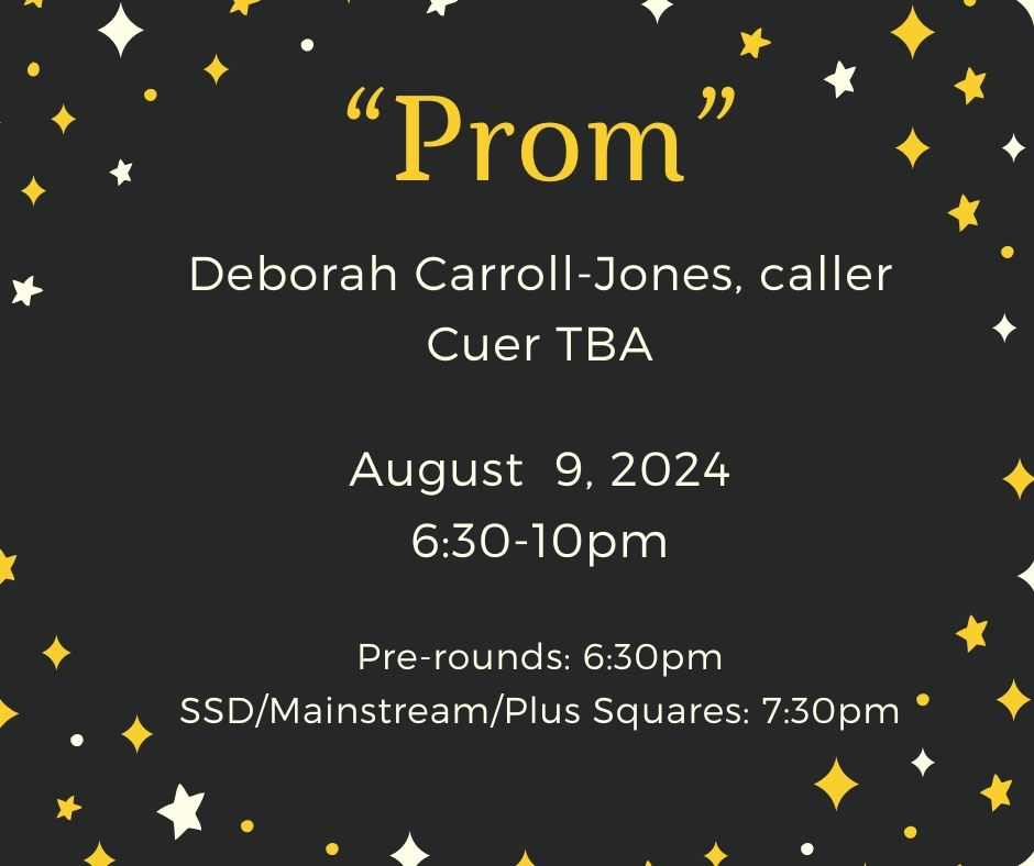 "Prom" Theme Square Dance with Rounds | Deborah Carroll-Jones and Jennifer Hunt